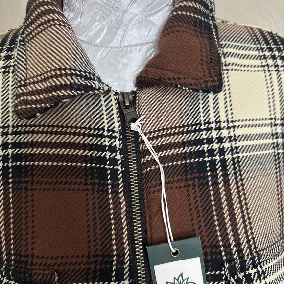 Alpine Design Shirt Jacket Shacket Women's Size Large Sherpa Lined Full Zip NEW - Picture 3 of 13